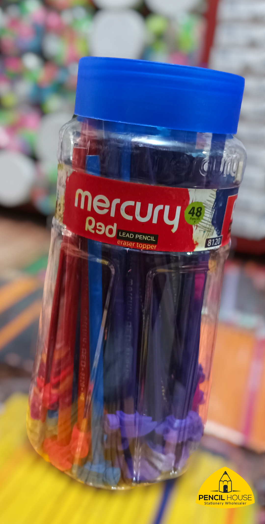 Mercury Red Pencil Jar