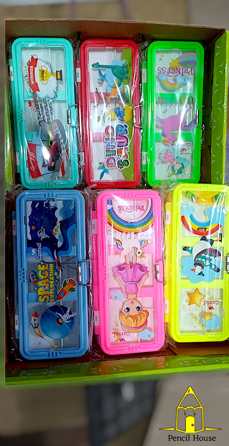 Camel Pencil Box - Good Quality with Extra Space