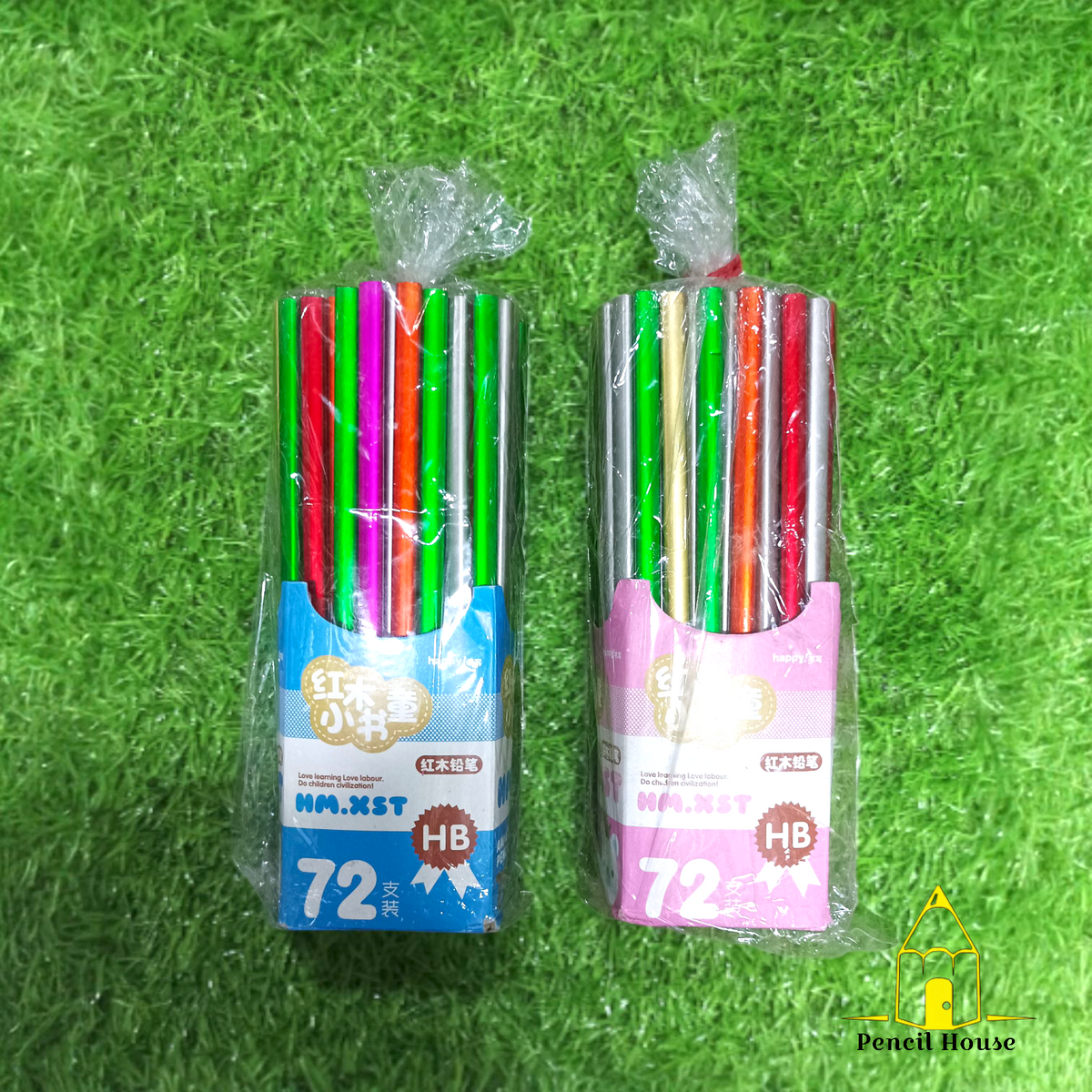 72 Pcs HB Pencils – With Eraser & Without Eraser | A+ Quality |