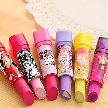 Multicolor Lipstick Eraser For Kids (Pack Of 4)