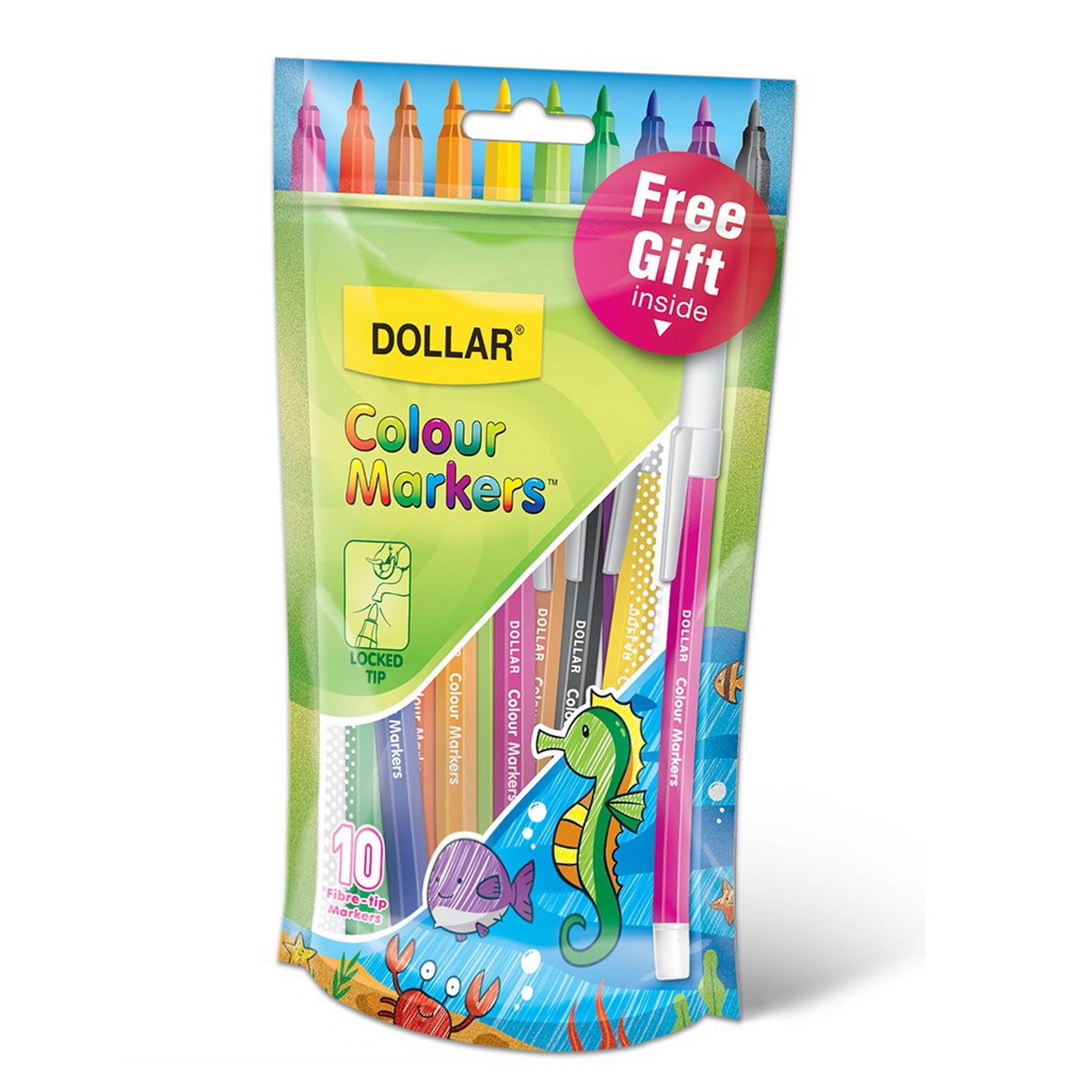 Dollar Colour Marker Set Pack of 10 – Pencil House