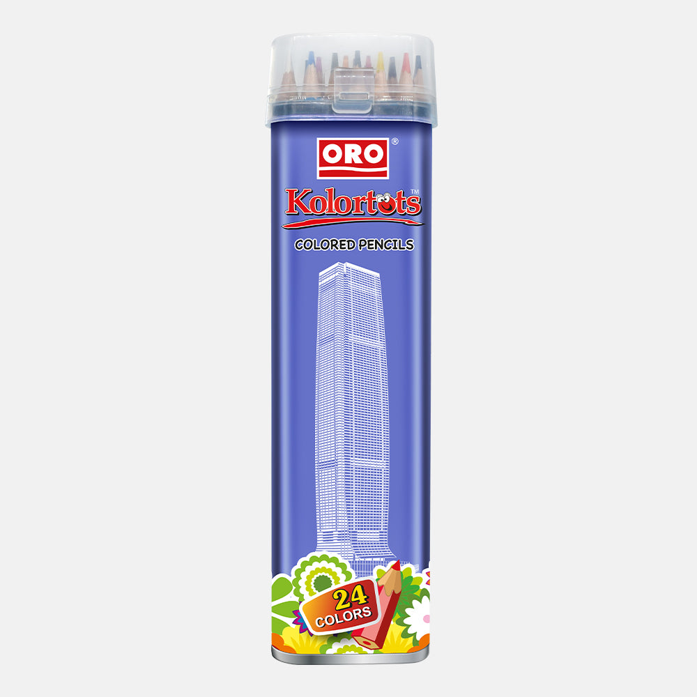 ORO Kolortots New Edition 24 Color Pencils Box