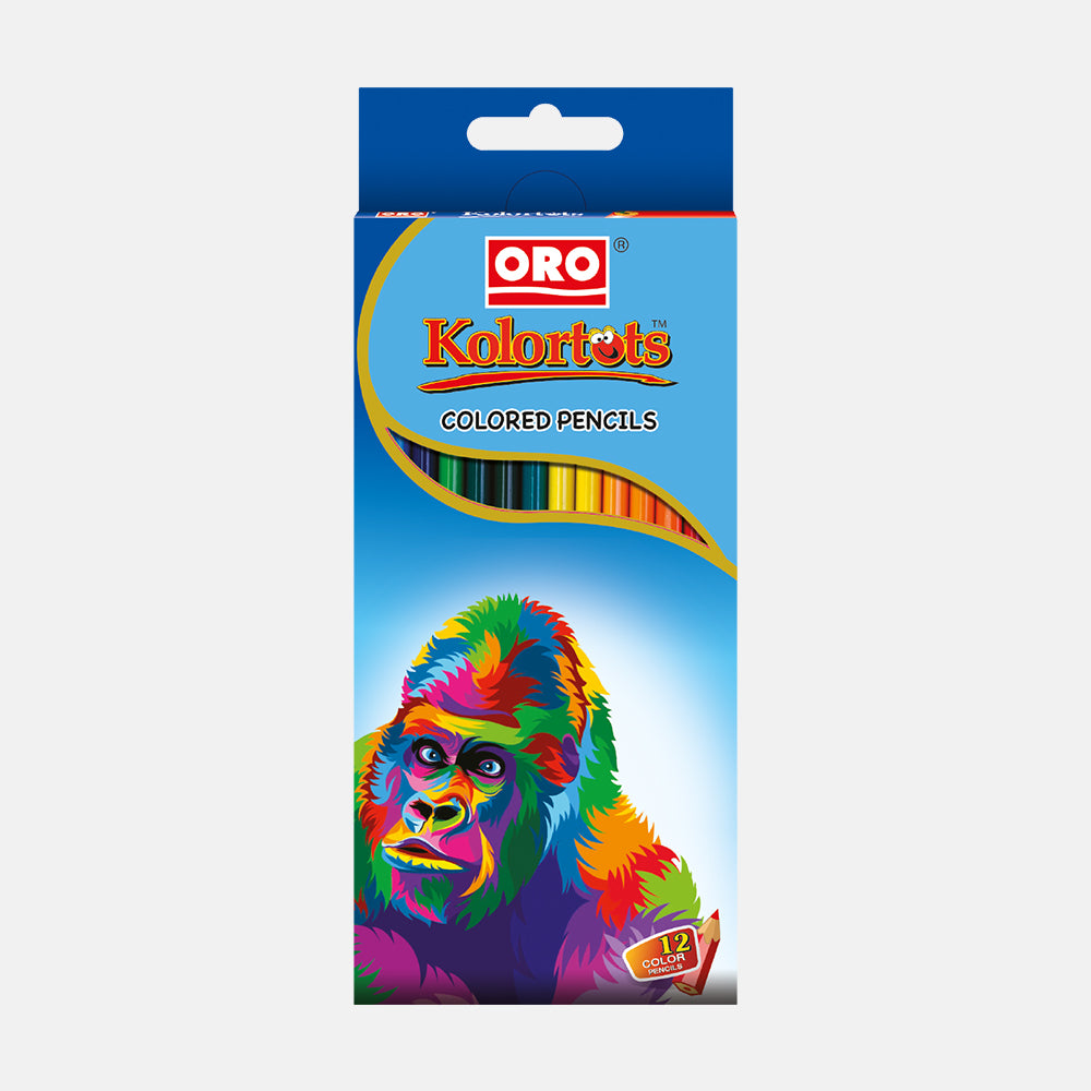 Kolortots Pack of 12 Color Pencils