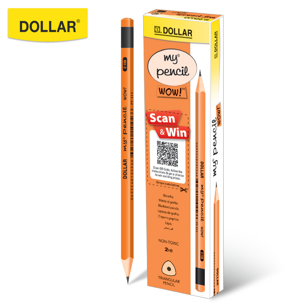 Dollar My Pencil WOW! - 12Pcs