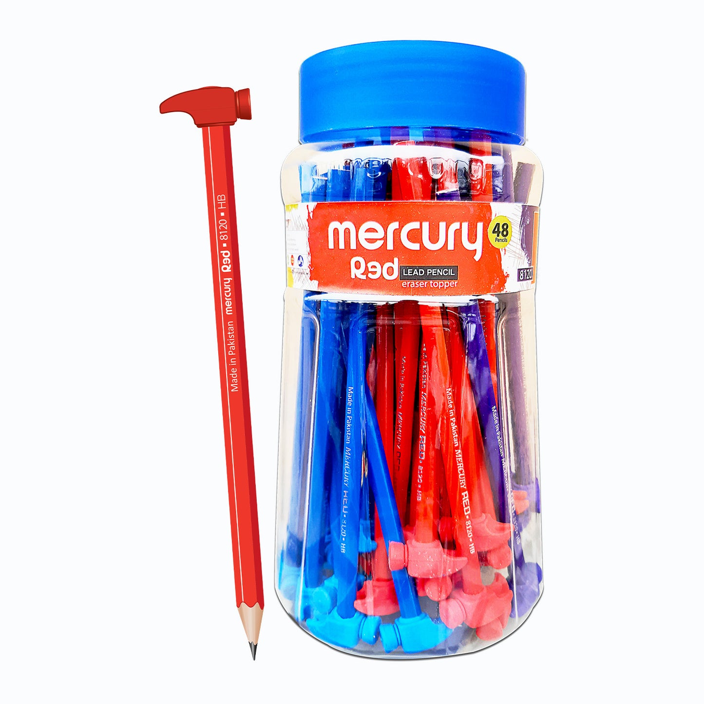Mercury Red Pencil Jar