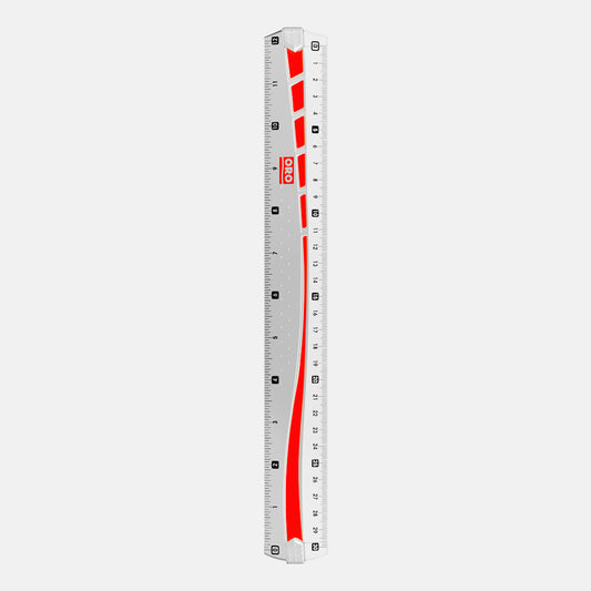 ORO 12,8 and 6 Inch Transparent Ruler