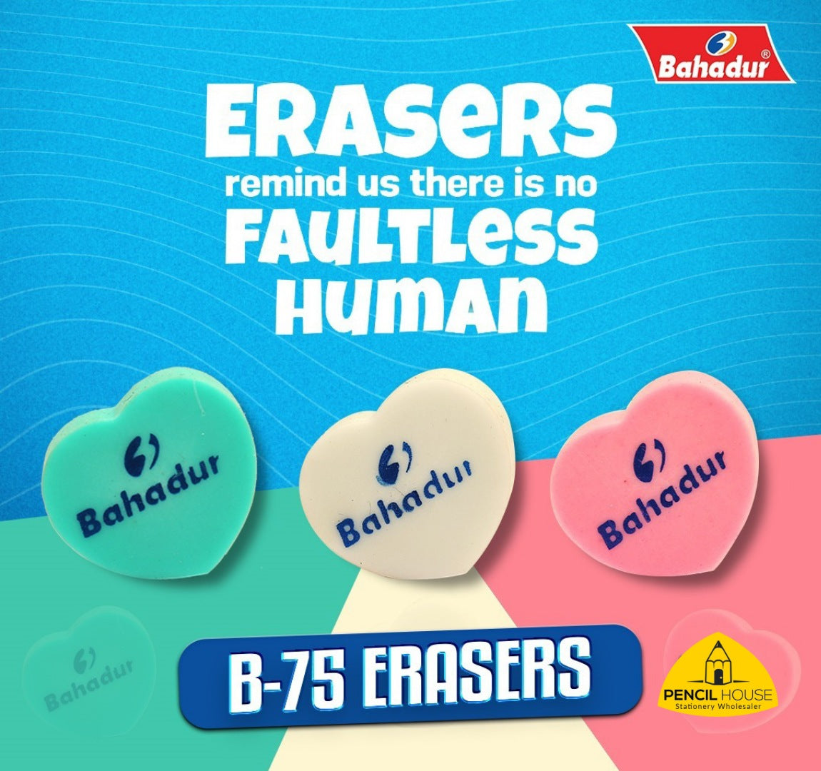 Bahadur Triangular Eraser B-72