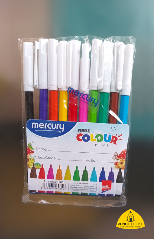 Mercury Colour Marker Set - Pack of 10