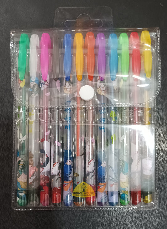 Glitter Pen - 12 Colours Set