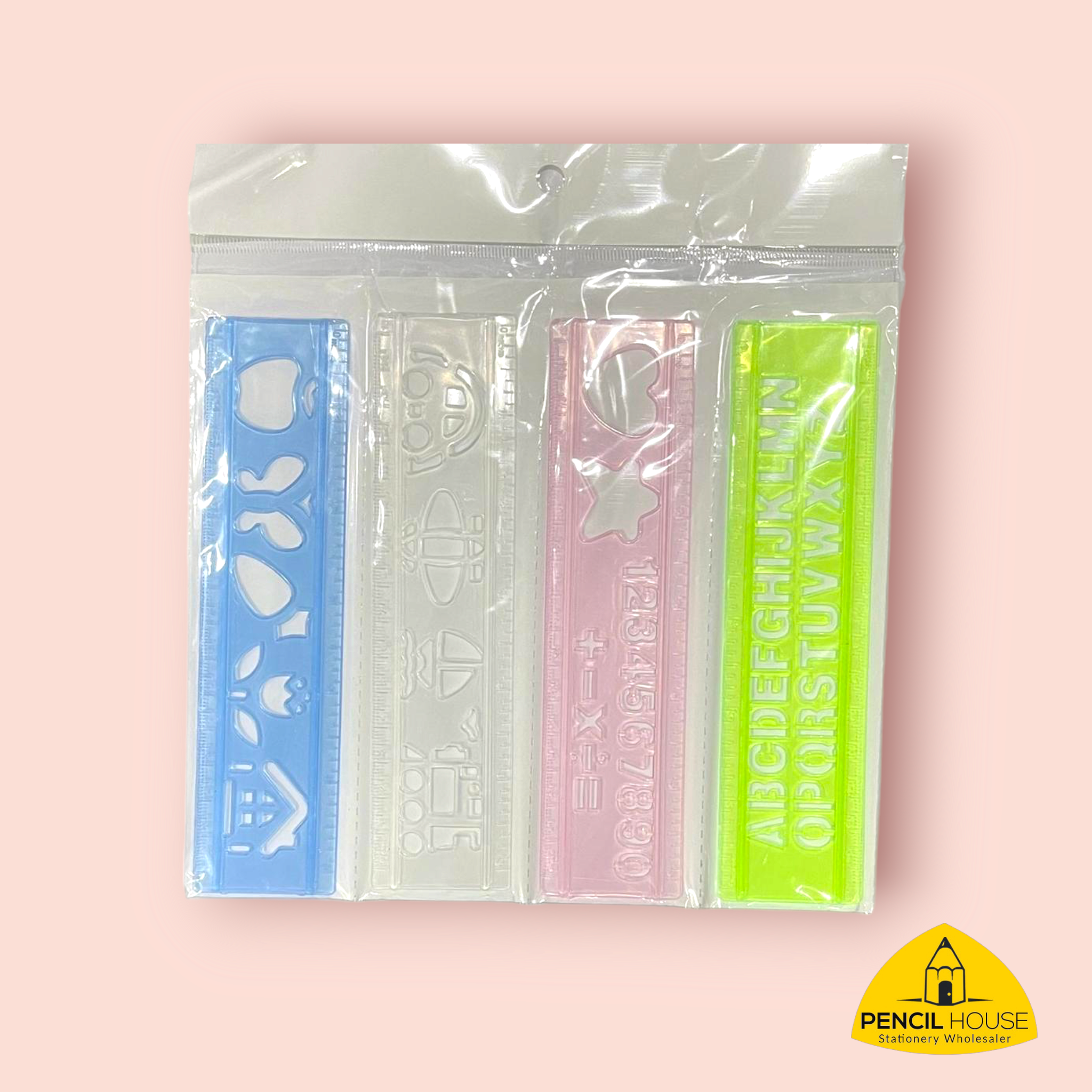Abc Bookmarks Ruler ABC Ruler 6 and 12 Inches – Pencil House