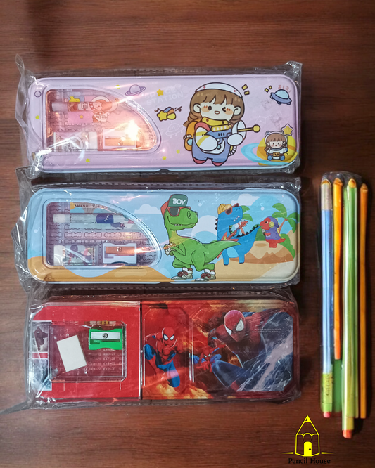 Kids Stationery Set With Pencil Box