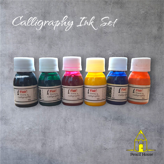 Calligraphy 6 Color Ink Set