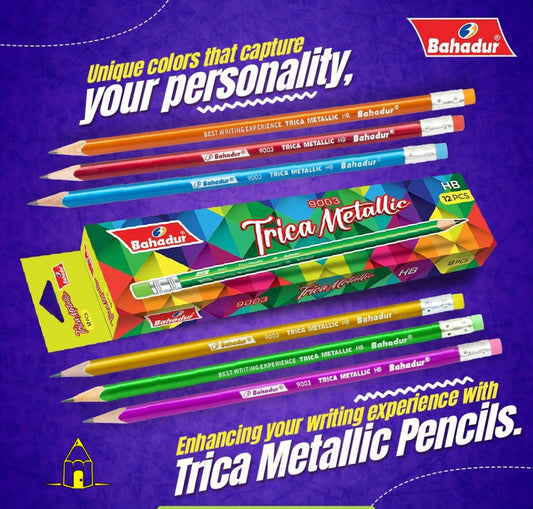 Bahadur Trica Metalic Pencil