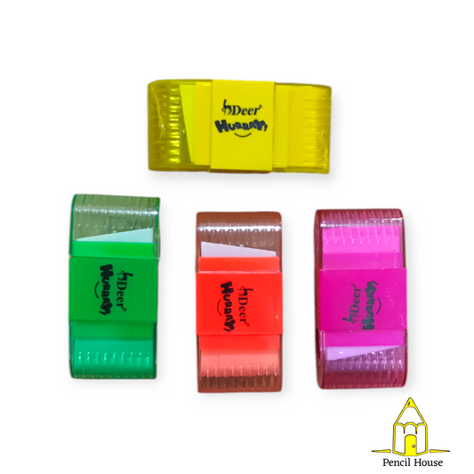 Deer Hurray Sharpener & Eraser - 4Pcs