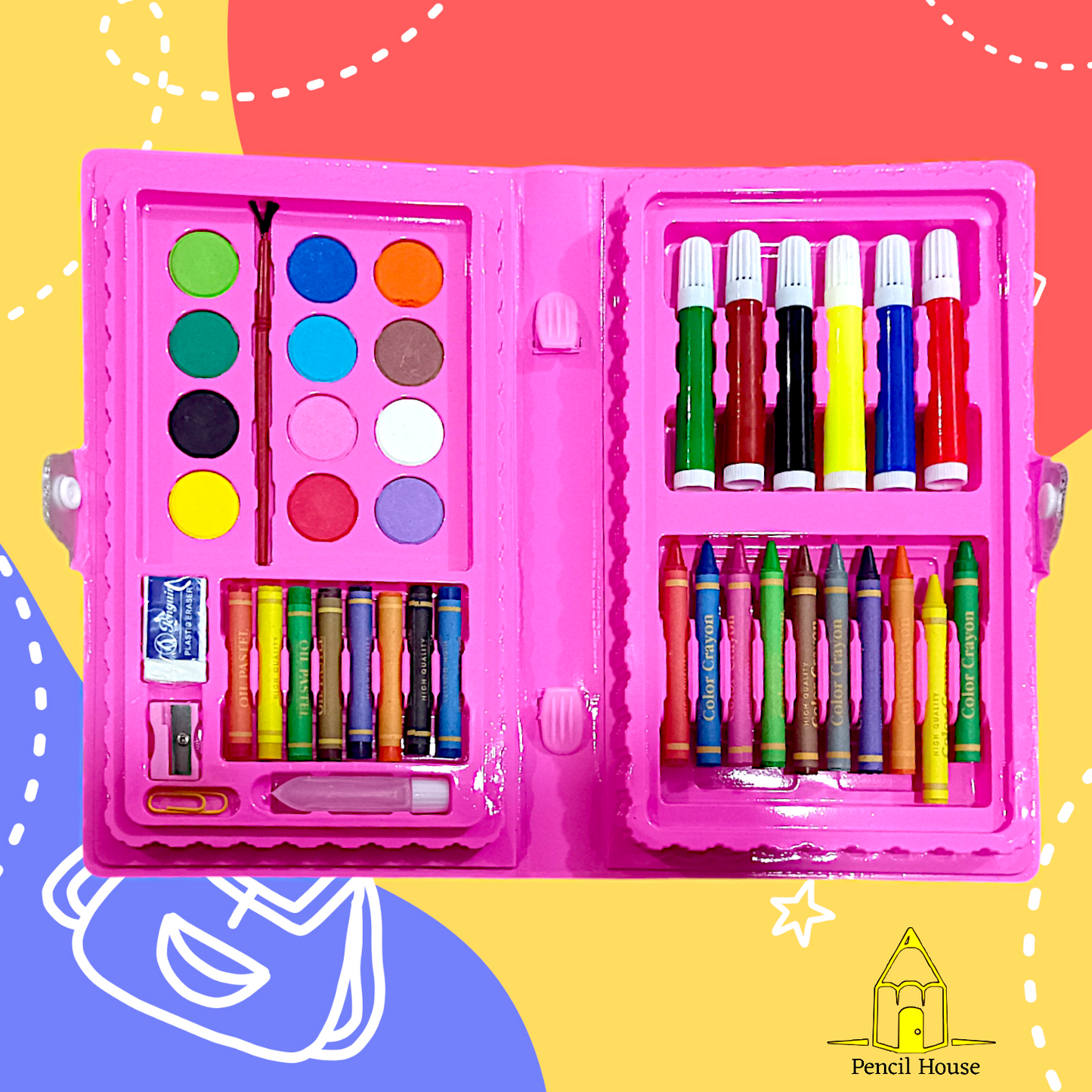 42 Pcs Art Kit - Perfect Gift For Kids