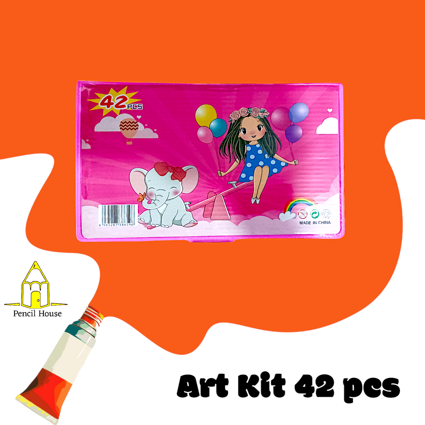 42 Pcs Art Kit - Perfect Gift For Kids