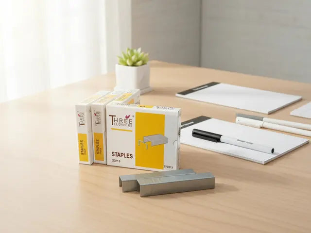 Staple Pin - Heavy-Duty - Three Flowers ( 10No - 24/6 - 26/6 - 23/8 - 23/10 - 23/13 - 23/15 - 23/17 - 23/20 - 23/24 )