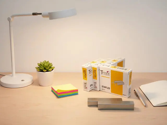 Staple Pin - Heavy-Duty - Three Flowers ( 10No - 24/6 - 26/6 - 23/8 - 23/10 - 23/13 - 23/15 - 23/17 - 23/20 - 23/24 )