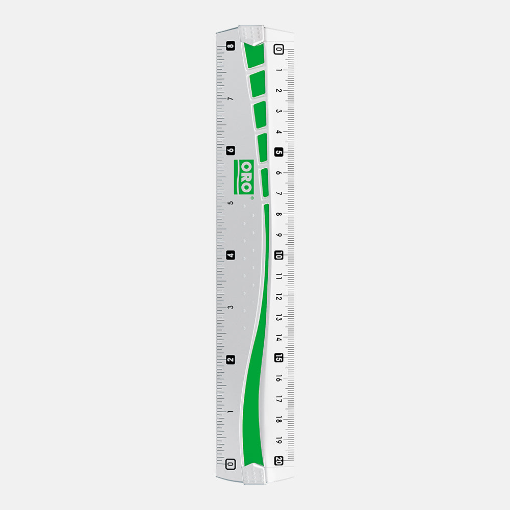 ORO 12,8 and 6 Inch Transparent Ruler