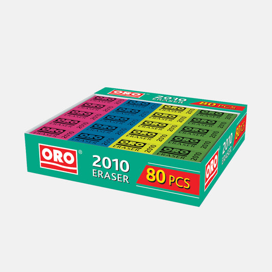 Oro 2010 Eraser 80 Pcs