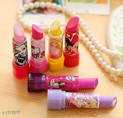 Multicolor Lipstick Eraser For Kids (Pack Of 4)