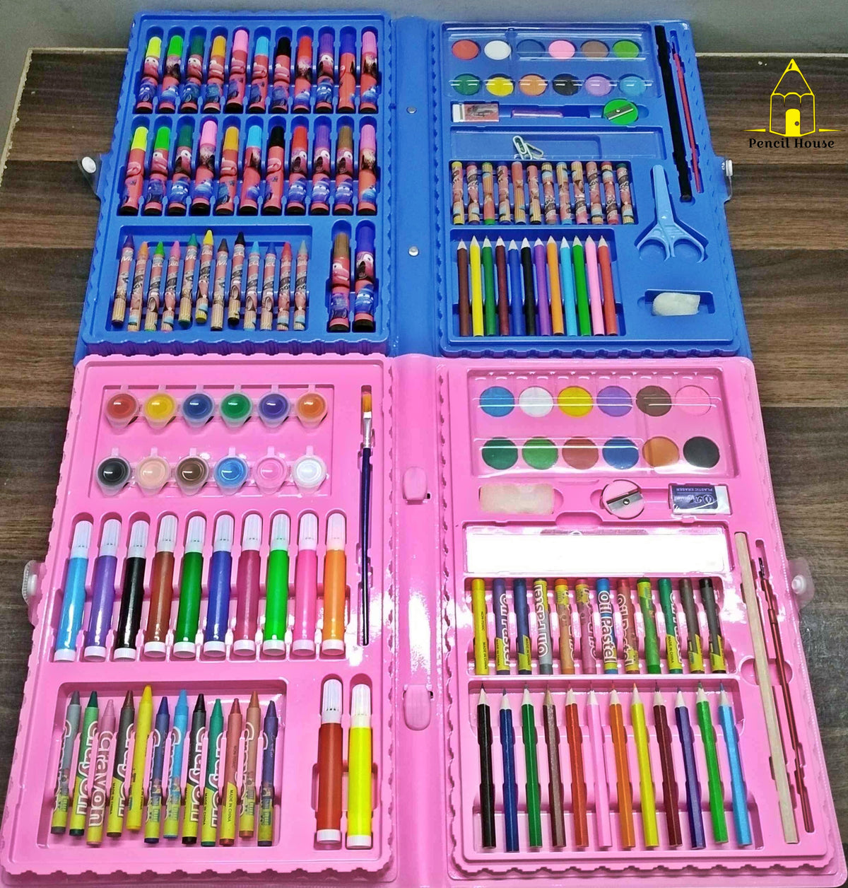 86 Pcs Kids Coloring & Art Set – Complete Drawing, Painting & Craft Kit