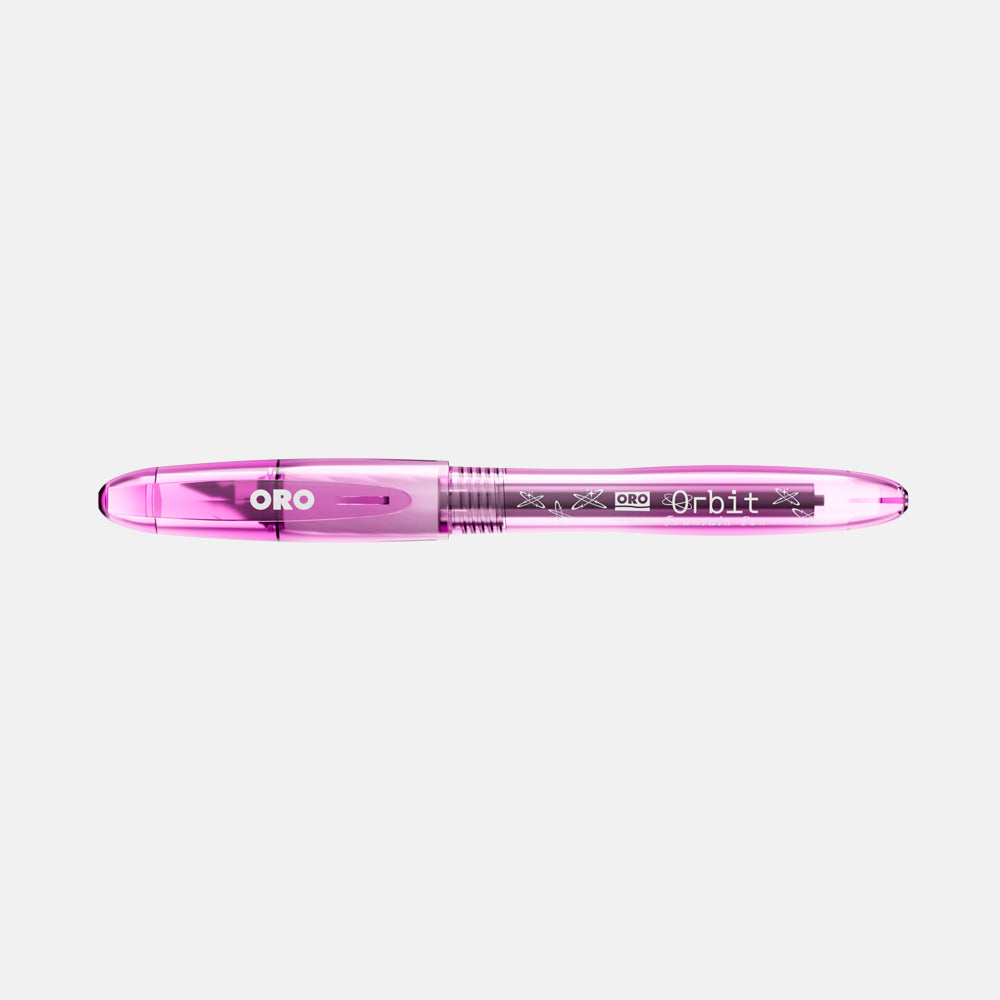 ORO Orbit F-47 Fountain Pen Set – 10 Pcs with Free Ink Pump