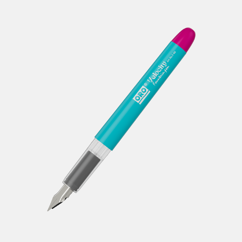 ORO Velocity Fountain Pen – Smooth Writing Fountain Pen | Assorted Colours
