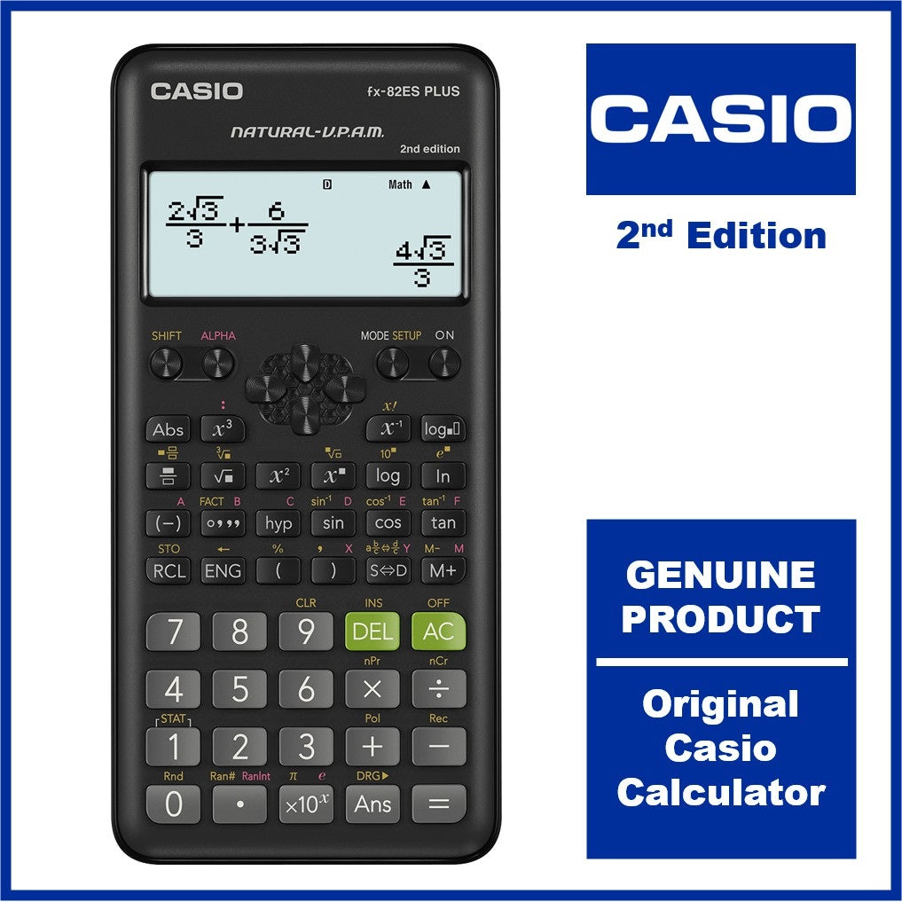 CASIO FX-82MS Scientific Calculator - Second Edition