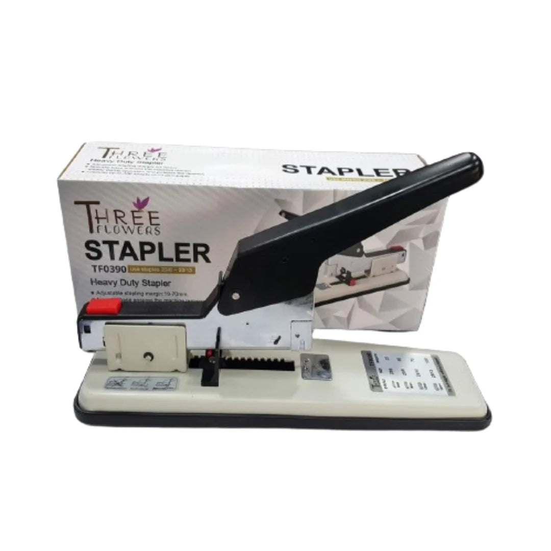 Stapler Machine - Three Flower - HD TF0390 - Maximum Paper Capacity 100 Sheets